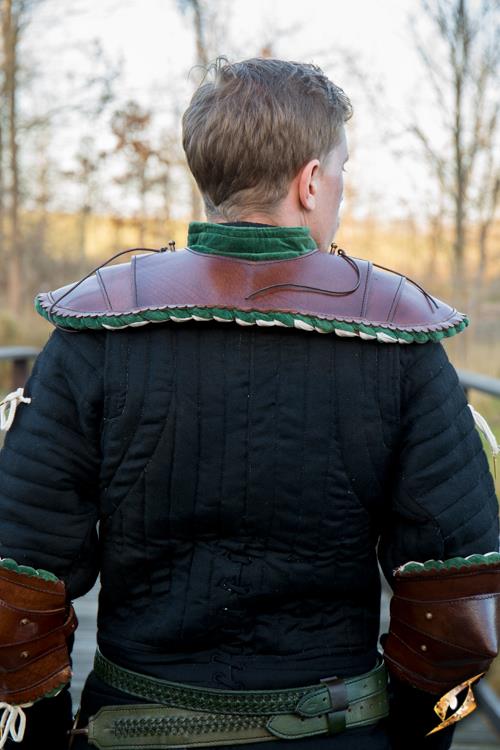 Noble Leather Gorget Green