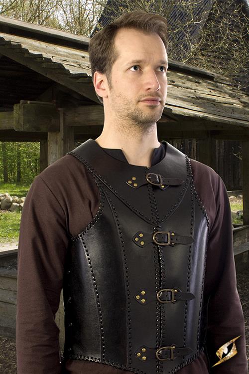 Veteran Lederrüstung, schwarz