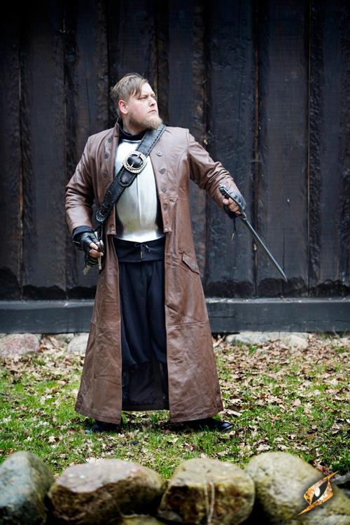 Mantel Hellsing Leder, braun