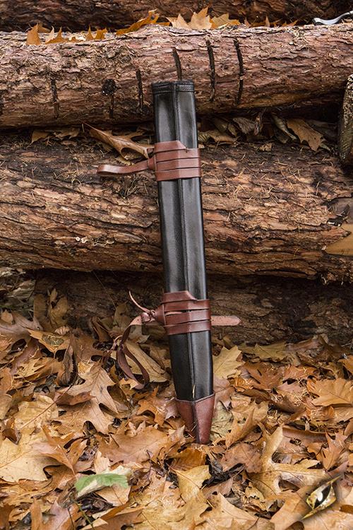 Schwertscheide Medium, schwarz - Rechtshänder