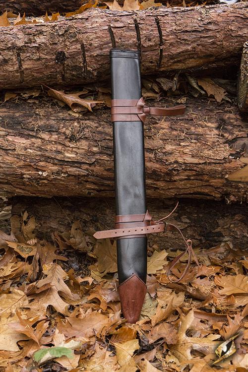 Schwertscheide Medium, schwarz - Rechtshänder