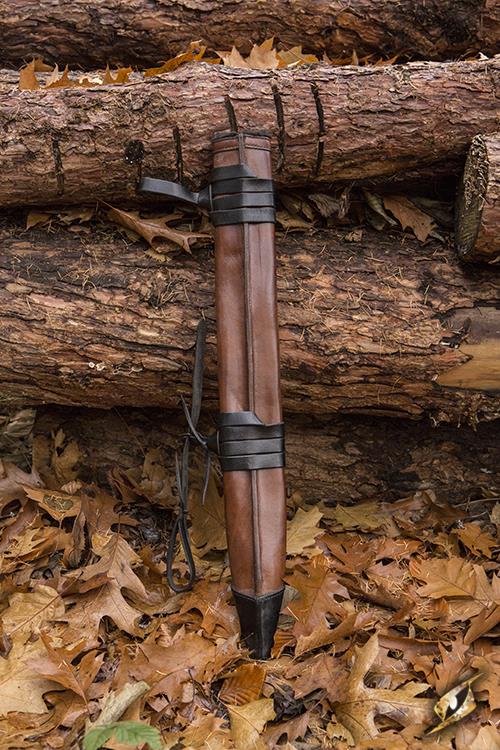 Schwertscheide Medium, braun