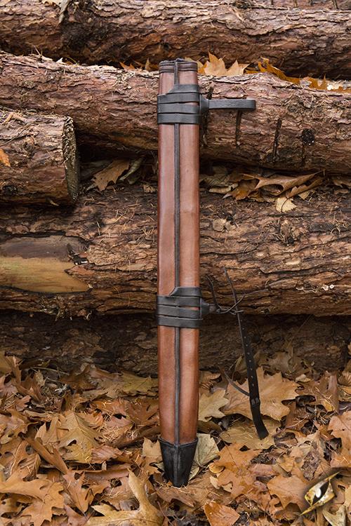 Left Hand Scabbard Large Brown