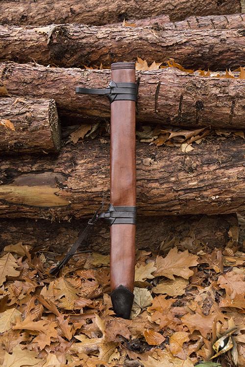 Left Hand Scabbard Large Brown