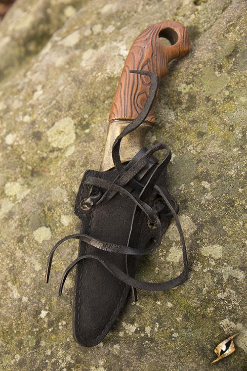 Holder Woodsman (incl. Knife) Black