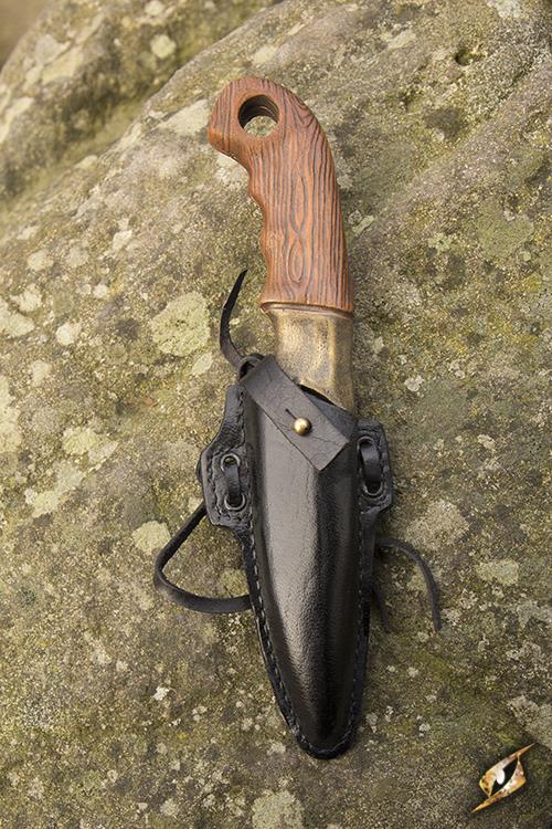 Holder Woodsman (incl. Knife) Black
