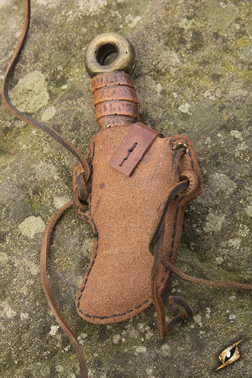 Knife Holder Skinner (incl. Knife) Brown