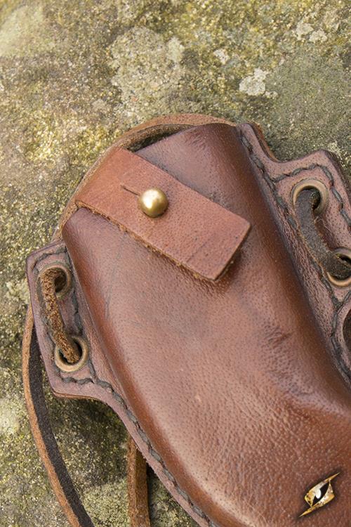 Knife Holder Skinner (incl. Knife) Brown