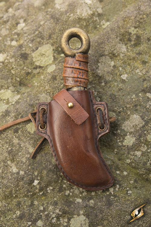 Knife Holder Skinner (incl. Knife) Brown