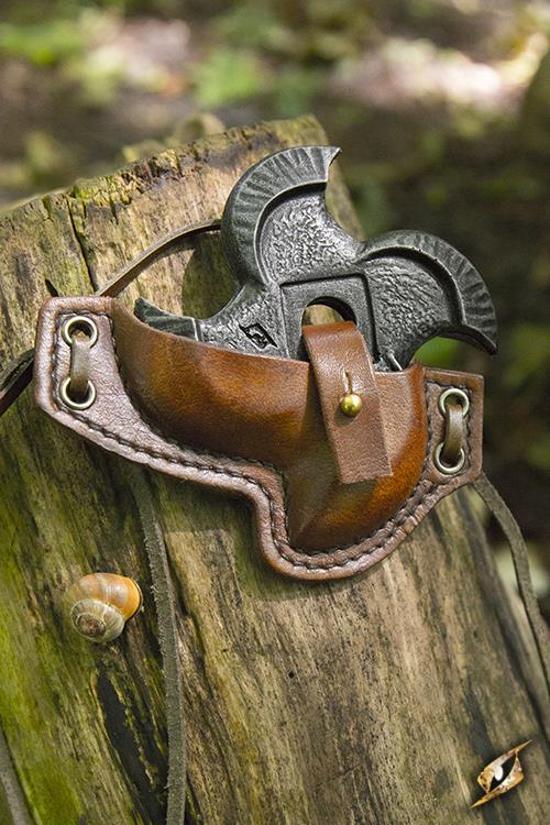 Wurfsternhalter Torndado Shuriken, braun