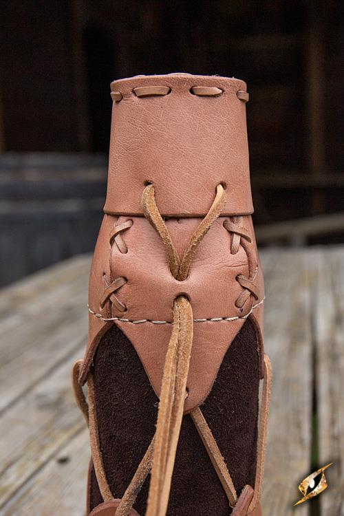 Flaschenhalter geschnürt, natur