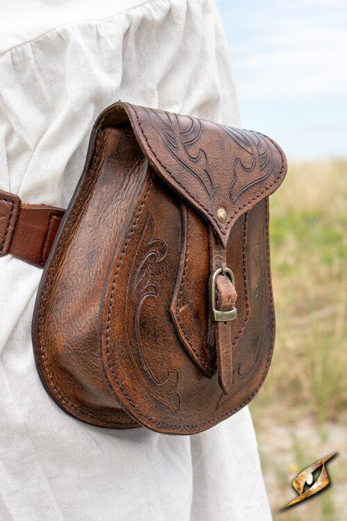 Leather Bag Lorian Brown