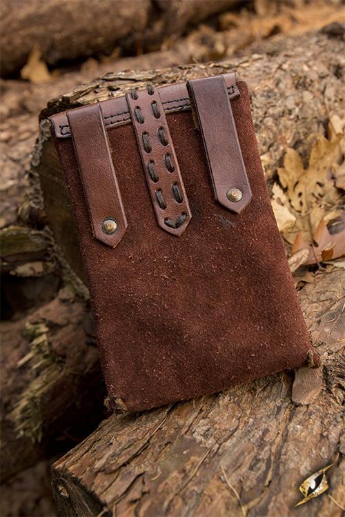 Suede Bag Merchant Brown