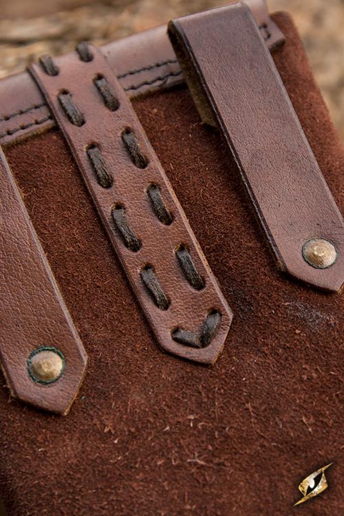 Suede Bag Merchant Brown