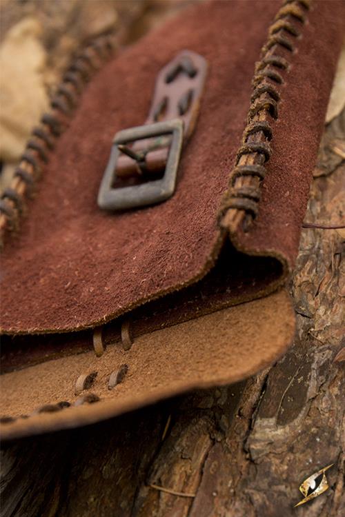 Suede Bag Merchant Brown