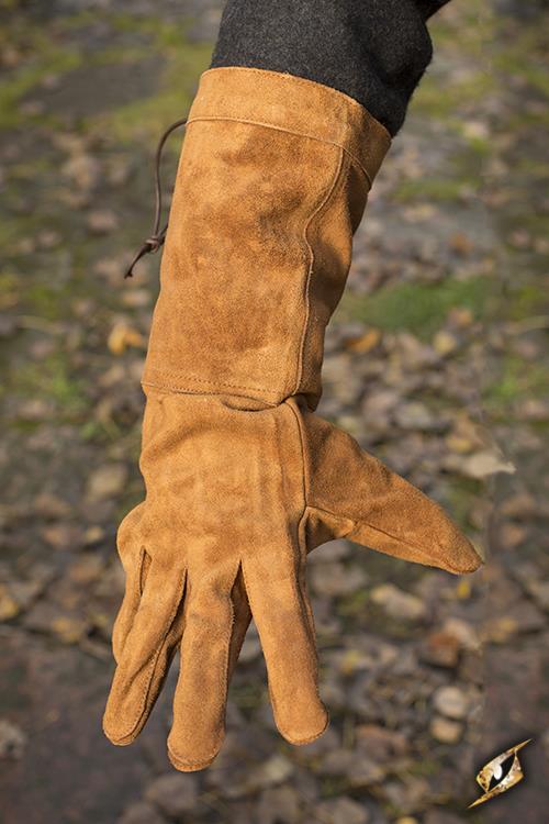 Leather Gloves Brown