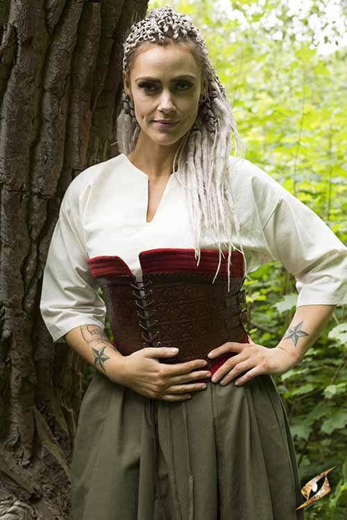 Korsett Margot, dunkelrot