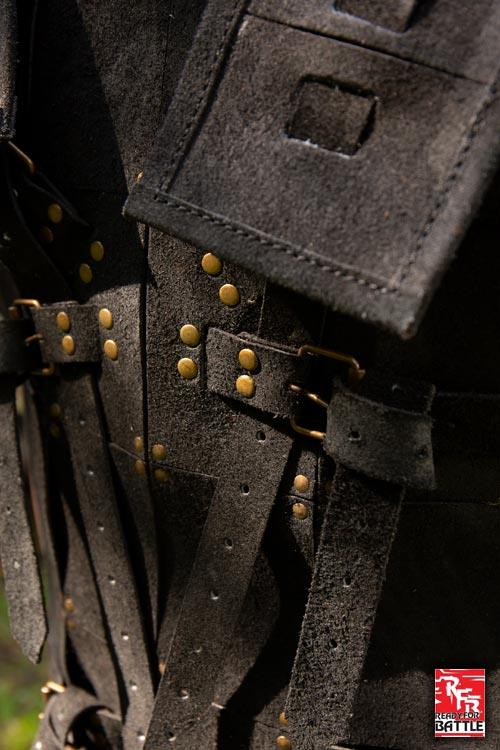 Ready for Battle Leather Armour Fighter Black