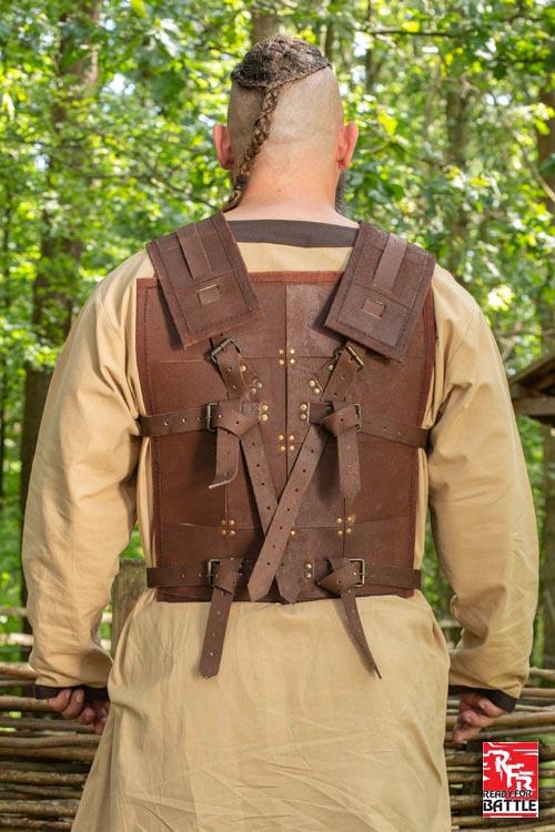 Ready for Battle Leather Armour Fighter Brown