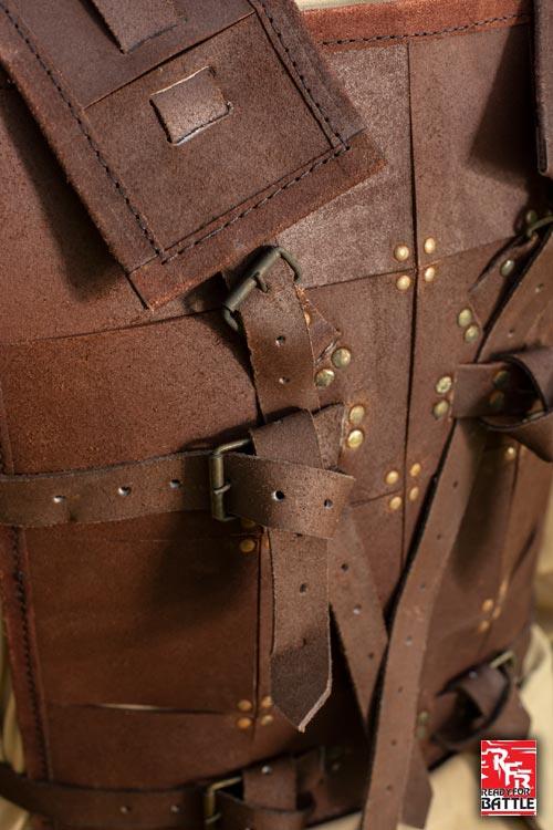 Ready for Battle Leather Armour Fighter Brown