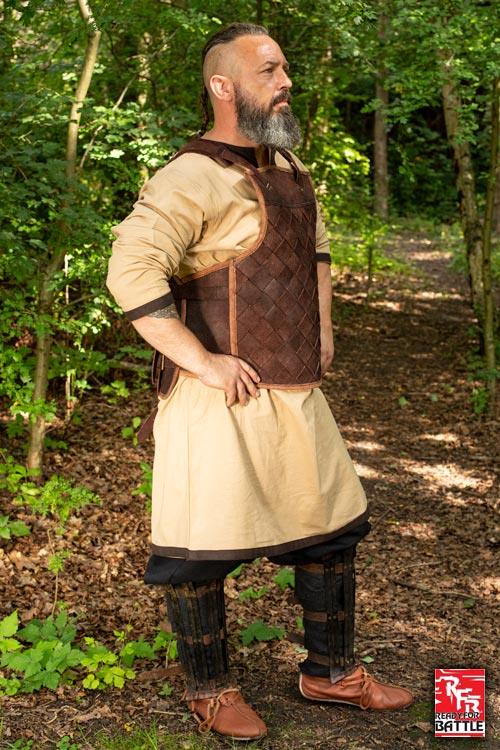 Ready for Battle Leather Armour Viking Brown
