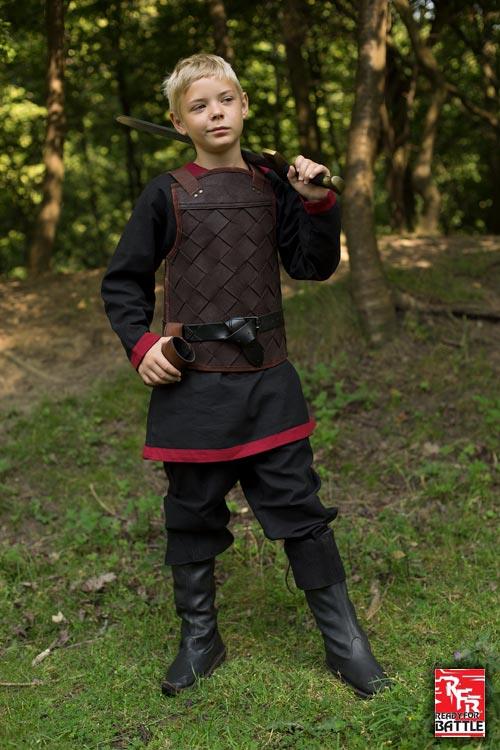 Lederrüstung Viking, braun