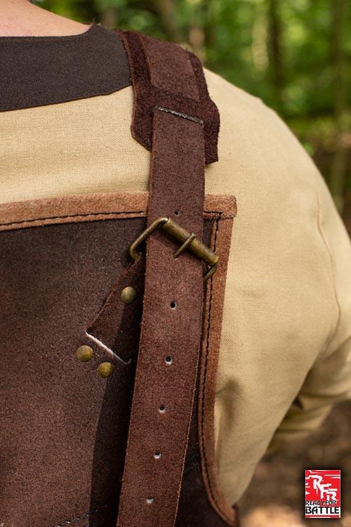 Lederrüstung Viking, braun