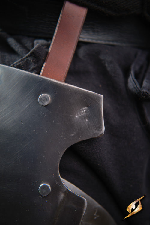 Captain Belt Shield Polished Steel