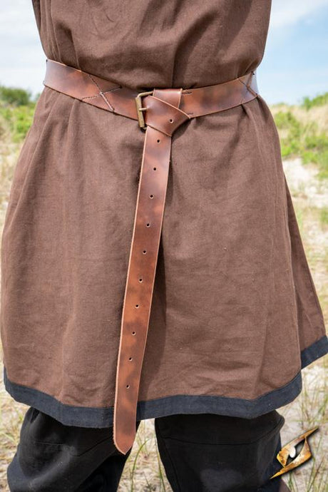 Kunstledergürtel X Braun