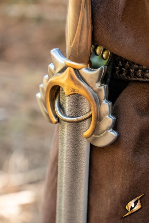 Kunstleder kleiner Ring Schwarz