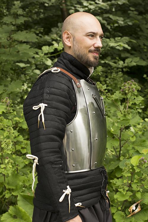 Churburg Brustplatte, blank XL/XXL