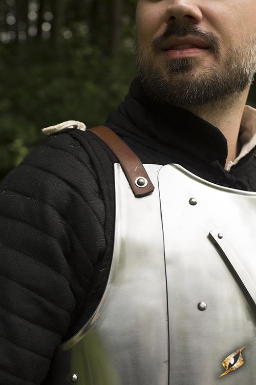 Churburg Brustplatte, blank XL/XXL