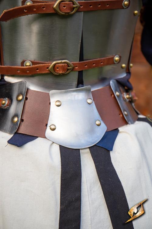 Gürtel & Hüftschutz Renegade aus poliertem Stahl