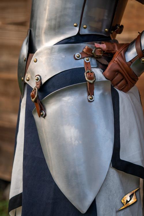 Gürtel & Hüftschutz Renegade aus poliertem Stahl