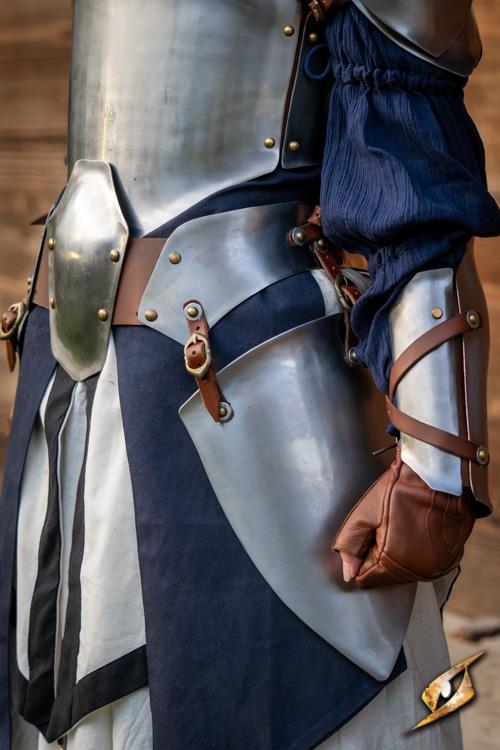 Gürtel & Hüftschutz Renegade aus poliertem Stahl