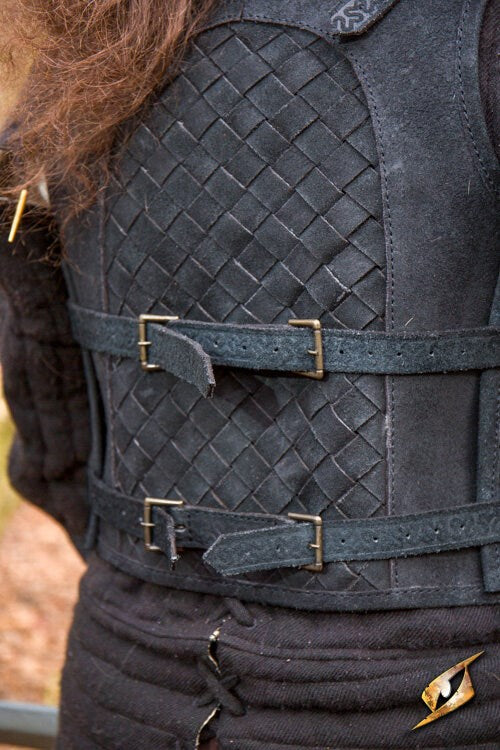 Ranger Torso Rüstung Wildleder Schwarz