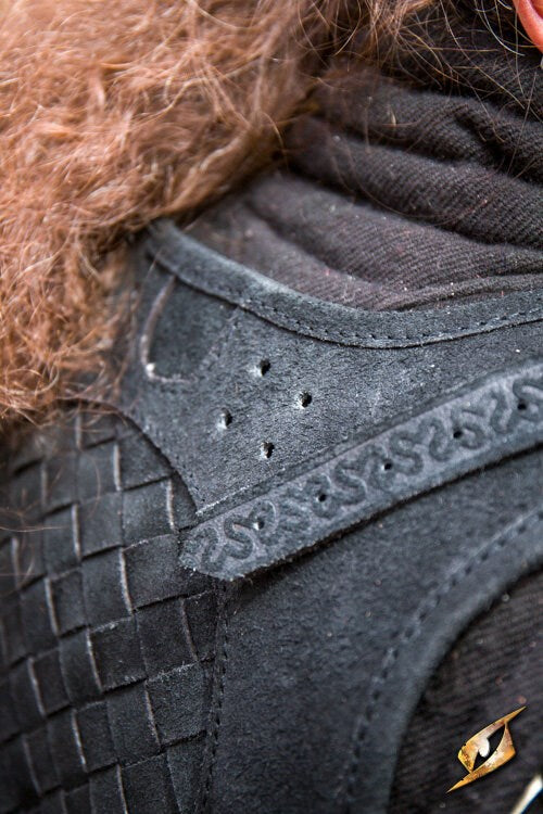 Ranger Torso Rüstung Wildleder Schwarz