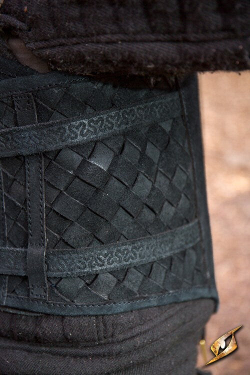 Ranger Torso Rüstung Wildleder Schwarz