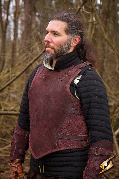 Ranger Torso Rüstung Wildleder Braun