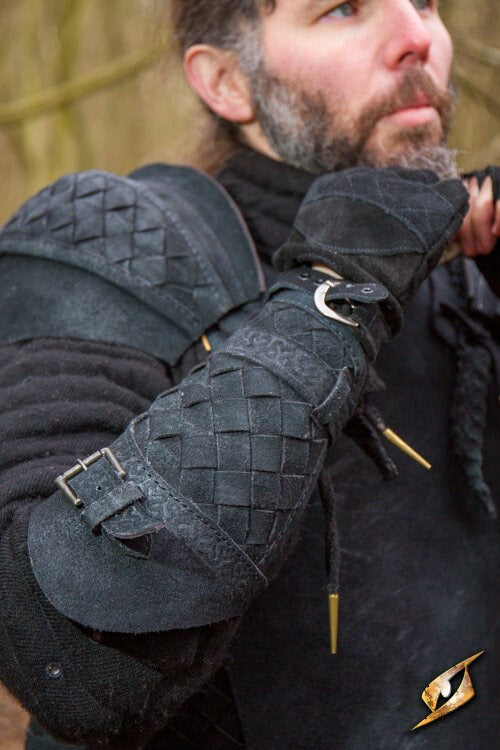 Ranger Armschienen Wildleder Schwarz