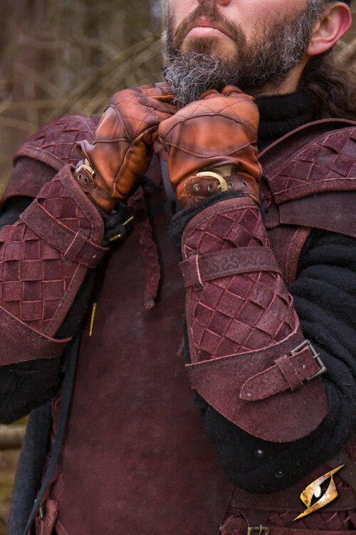 Ranger Armschienen Wildleder Braun