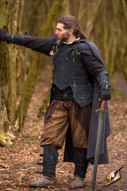 Ranger Tassets Wildleder Schwarz