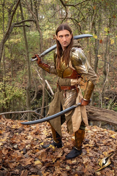 Gebogener Elbensäbel 90 cm