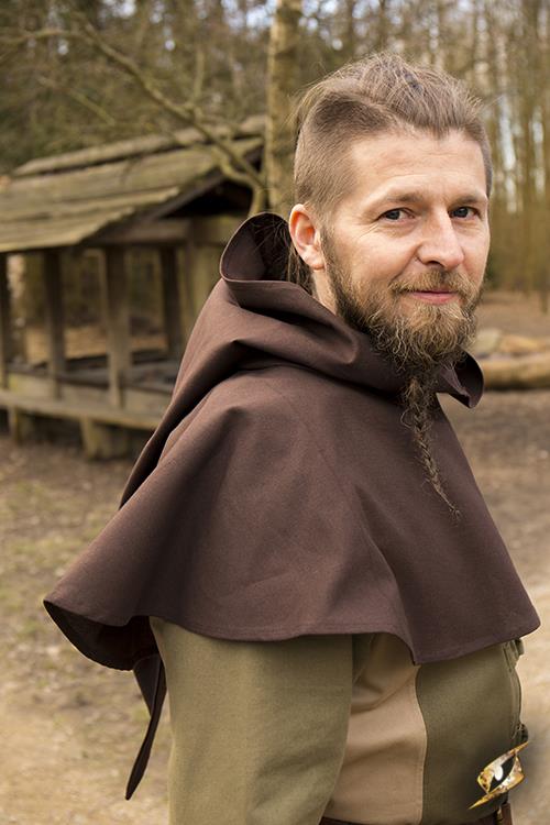 Hood Gugel Basic, braun Brown