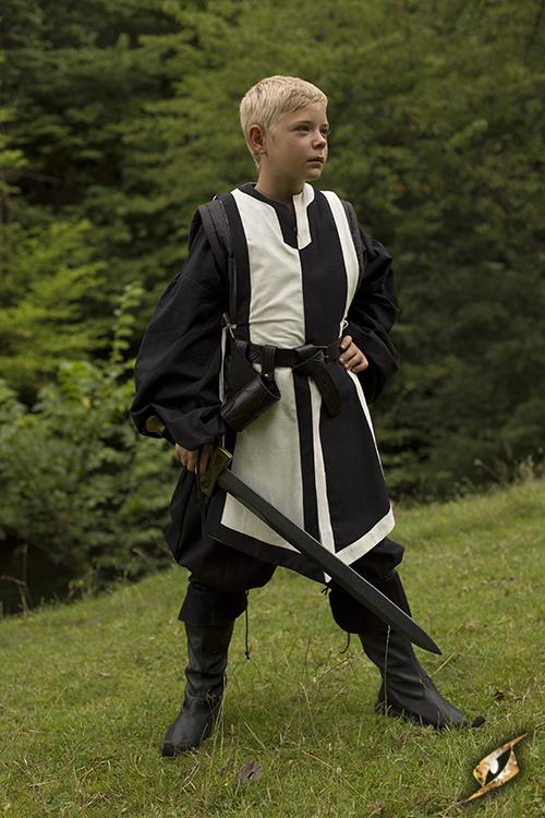 Wappenrock Basic, schwarz/weiß