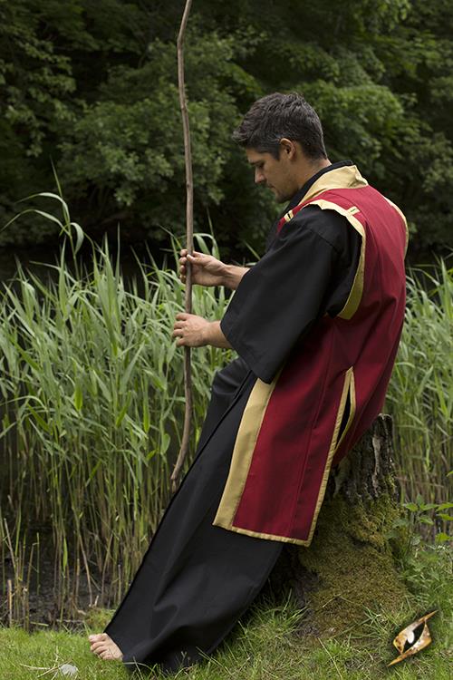 Coat Jin-Baori Red/Gold