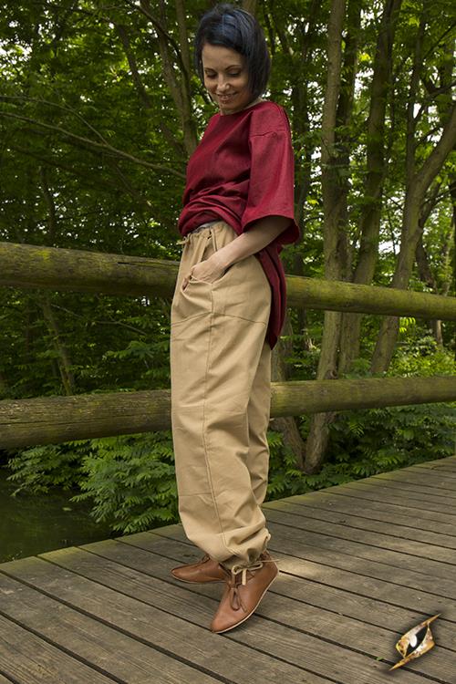 Pants Basic Beige