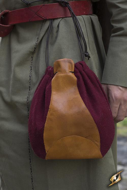 Tasche Merchant, rot/braun