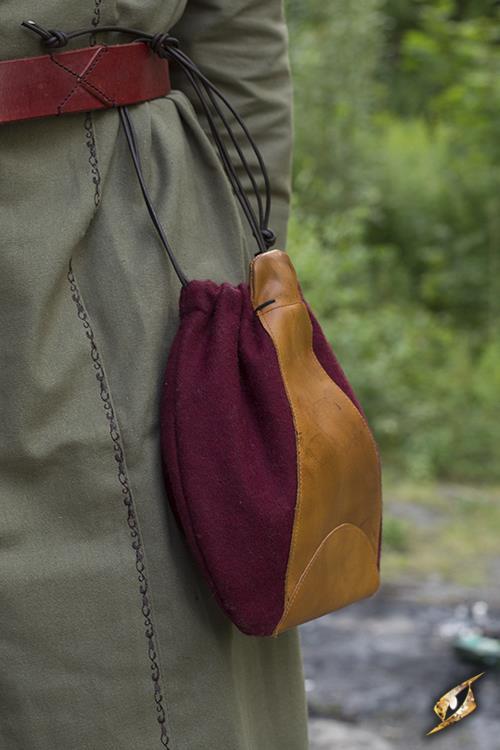 Tasche Merchant, rot/braun