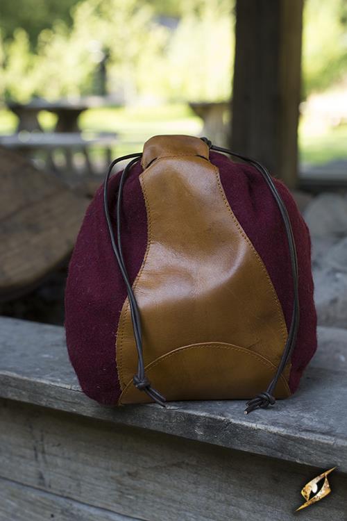 Tasche Merchant, rot/braun